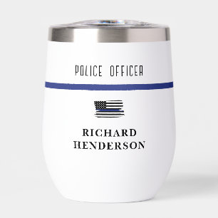 Personalised Police Officer Thin Blue Line