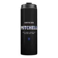 Personalised Police Officer Thin Blue Line