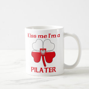 Personalised Polish Kiss Me I'm Pilater Coffee Mug