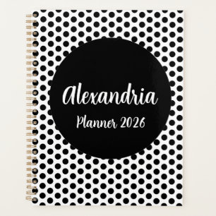 Personalised Polka Dot Planner