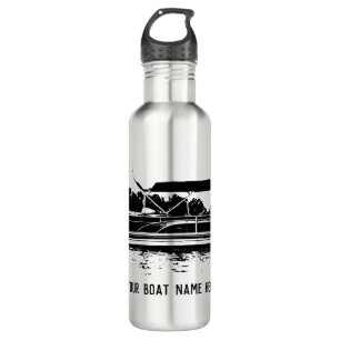 Personalised Pontoon Boat Water Bottle