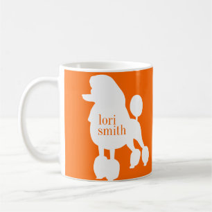 Personalised Poodle coffee mug