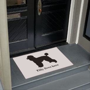 Personalised Poodle Doormat