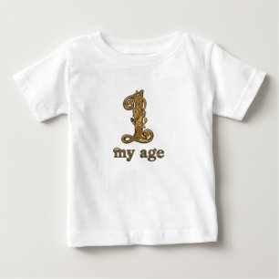 Personalised Pooh First Birthday Baby T-Shirt