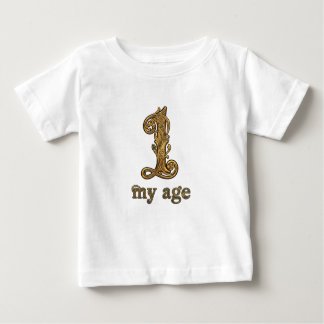 Personalised Pooh First Birthday Baby T-Shirt