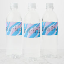 Personalised Pool Party Water Bottle Labels