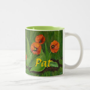 Personalised Poppy Mug
