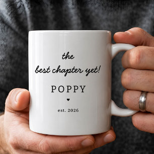 Personalised Poppy Mug New Grandpa Gift