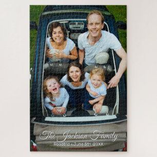 Personalised Portrait The Family Photo Jigsaw Puzzle