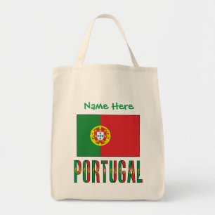 Personalised Portugal Flag Heritage Tote Bag