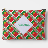 Personalised Portugal Flag Tiled