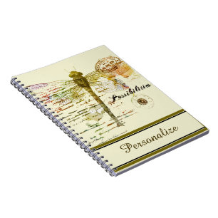 Personalised Possibilities dragonfly Notebook
