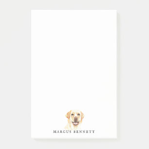 Personalised Post It Notes   Labrador Retriever