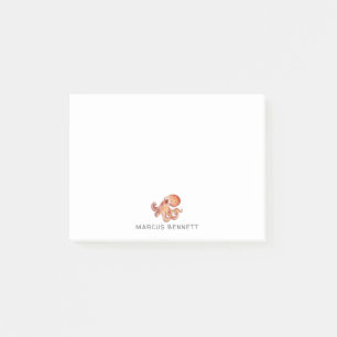 Personalised Post It Notes Octopus