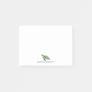 Personalised Post It Notes   Sea Turtle