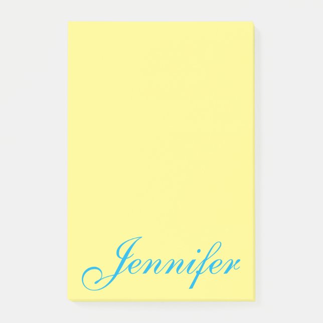 Personalised Post it Sticky Notes (Front)