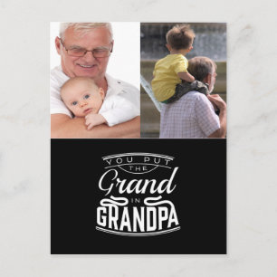 Personalised Postcard For Grandpa