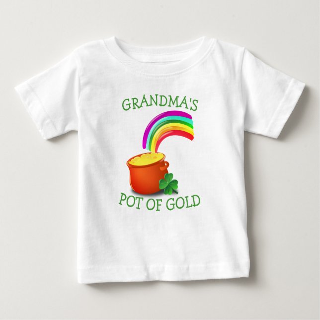 Personalised Pot of Gold St. Patrick's Day Shirt (Front)