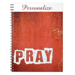 Personalised Pray Notebook