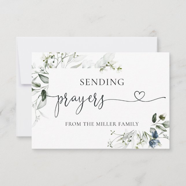 Personalised Prayer Cards with Envelopes (Front)