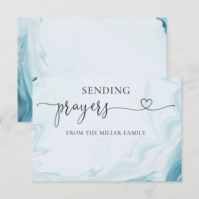 Personalised Prayer Cards with Envelopes (Front/Back)