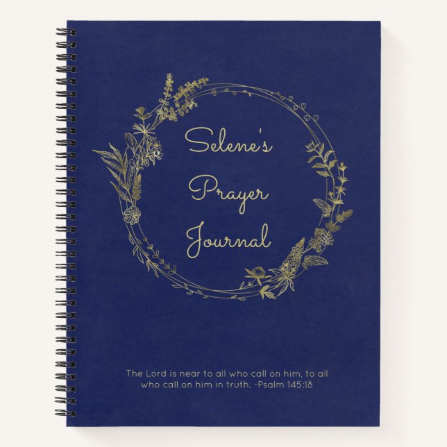 Personalised Prayer Journal (Front)