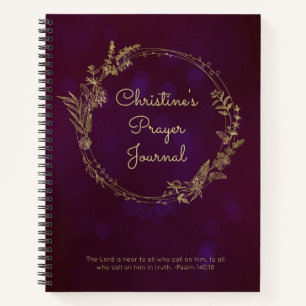 Personalised Prayer Journal