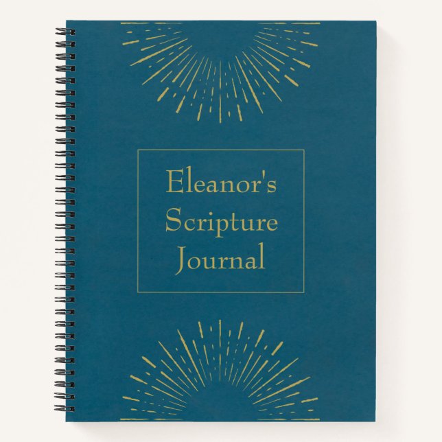 Personalised Prayer or Scripture Journal (Front)