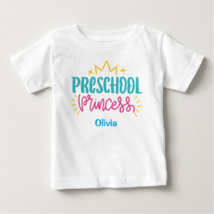 Personalised Pre-School Princess T-shirt