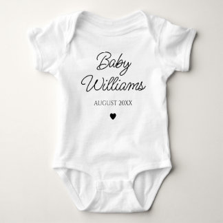 Personalised Pregnancy Announcement Coming Soon Baby Bodysuit