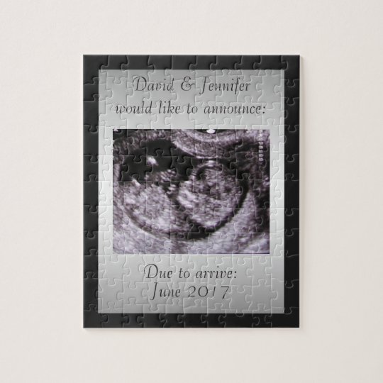 Personalised Pregnancy Announcement Surprise Jigsaw Puzzle Zazzle Com Au