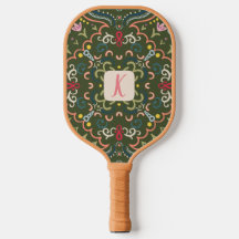Personalised Preppy Retro Pickleball Paddle