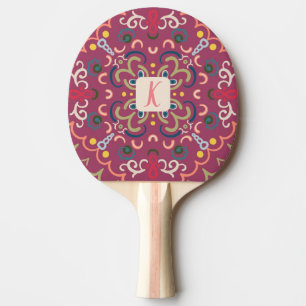 Personalised Preppy Retro Ping Pong Paddle