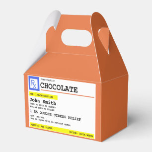 Personalised Prescription Chocolate RX Favour Box