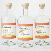 Personalised Prescription Humourous Alcohol   