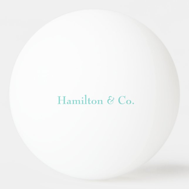 Personalised Pretty Blue Ping Pong Ball (Front)