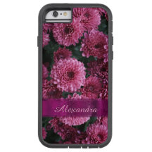 Personalised pretty pink Chrysanthemum flower