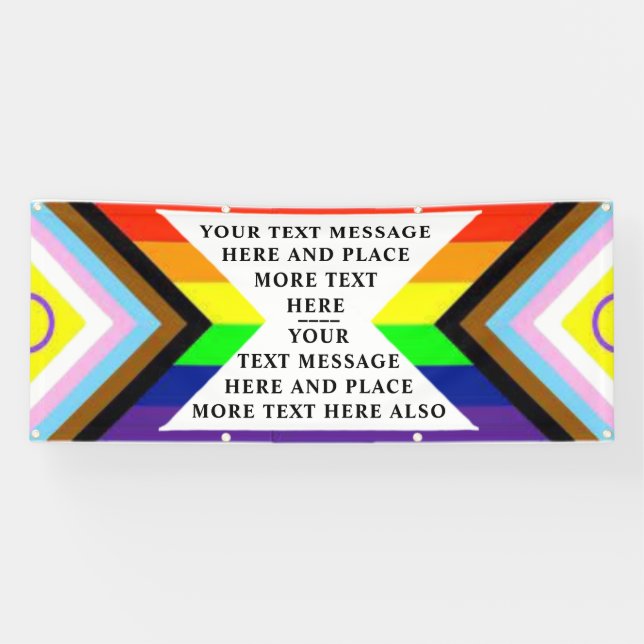 Personalised Pride Parade and Wall Banner 2 (Horizontal)