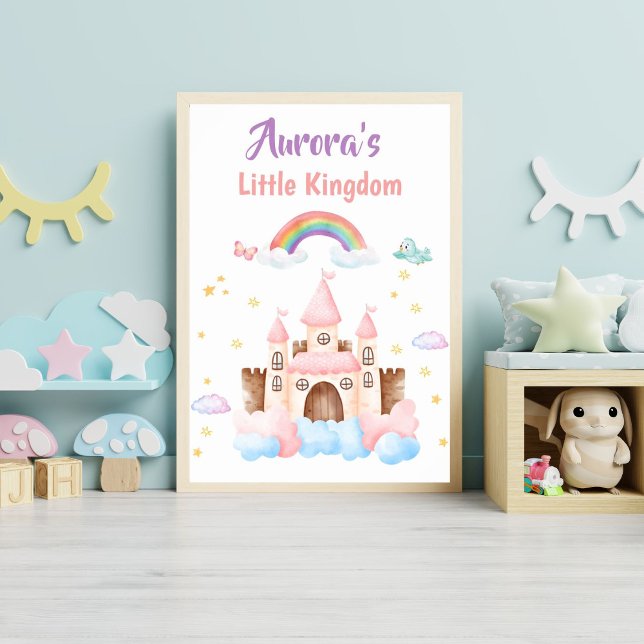 Personalised Princess Castle Nursery  Poster (Creator Uploaded)