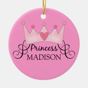 Personalised Princess Christmas Ornament