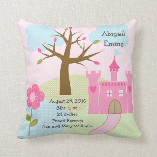 Personalised Princess Dream/Castle Keepsake Pillow