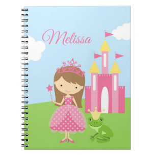 Personalised Princess Notebook / Journal for Girls