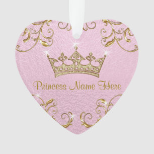 Personalised Princess Ornaments Double Sided