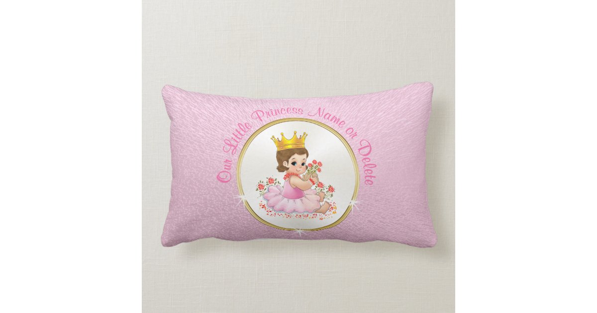 Personalised Princess Pillow, Your Text or Photo Lumbar Cushion Zazzle.com....