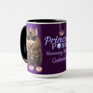 Personalised Princess Posse Member Purple Mug