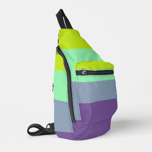 Personalised Print Cut Sew Sling Bag for You (Left Corner)