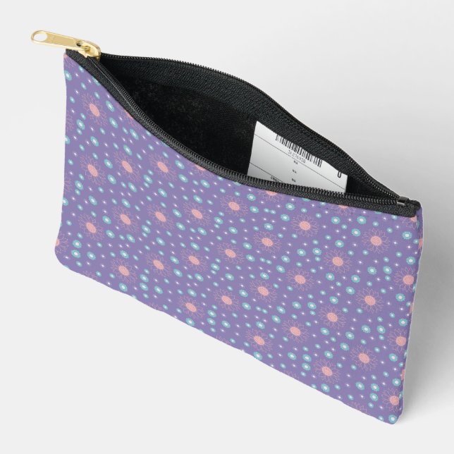 Personalised Print Cut Sew Small Accessory Pouch (Open)