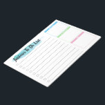 Personalised Productivity To do list  watercolor Notepad<br><div class="desc">Introducing our Personalised Productivity To-Do List Watercolor Notepad, designed to help you stay organised and maximise your productivity. This notepad combines the beauty of watercolor illustrations with the effectiveness of a strategic to-do list. Based on productivity concepts, our notepad offers a simple yet powerful system for organising your tasks and...</div>