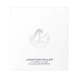 Personalised Professional Branded Legal Stationery Notepad