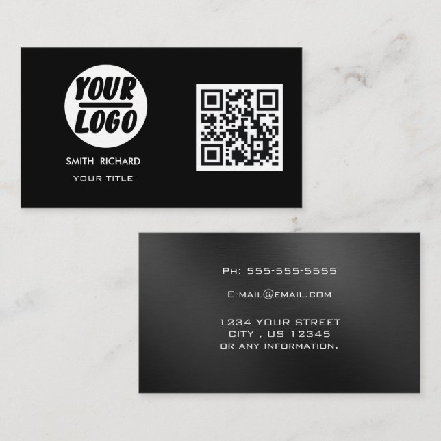  Personalised Professional Business Logo  Business Card (Front/Back)